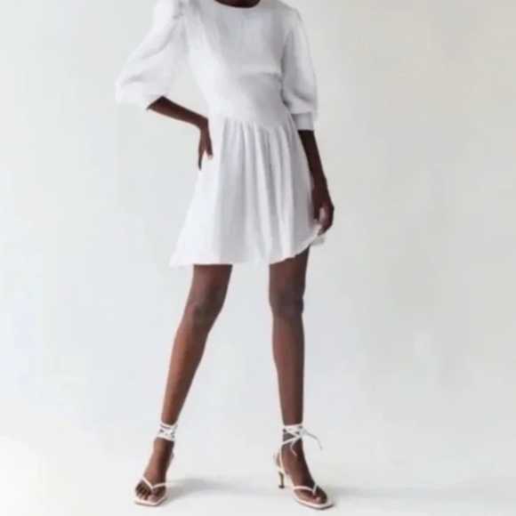 Tach Anker Cotton Mini Dress Black XS - Picture 9 of 9